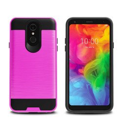 LG Q7 / Q7+ Plus / Alpha / Q7α Armor Hybrid Case (Hot Pink)